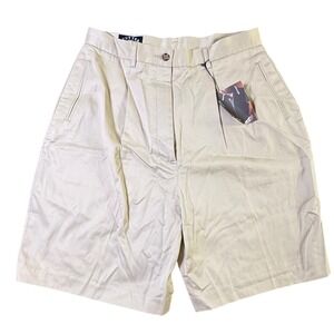Cutter‎ & Buck Women's Khaki Pleated Golf Shorts - Size 14 - NWT - Casual